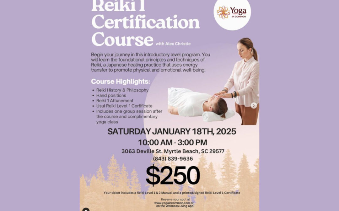 Reiki 1 Certification Course