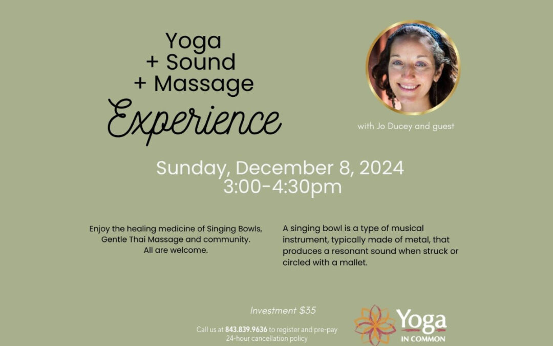 Yoga + Sound + Massage Experience